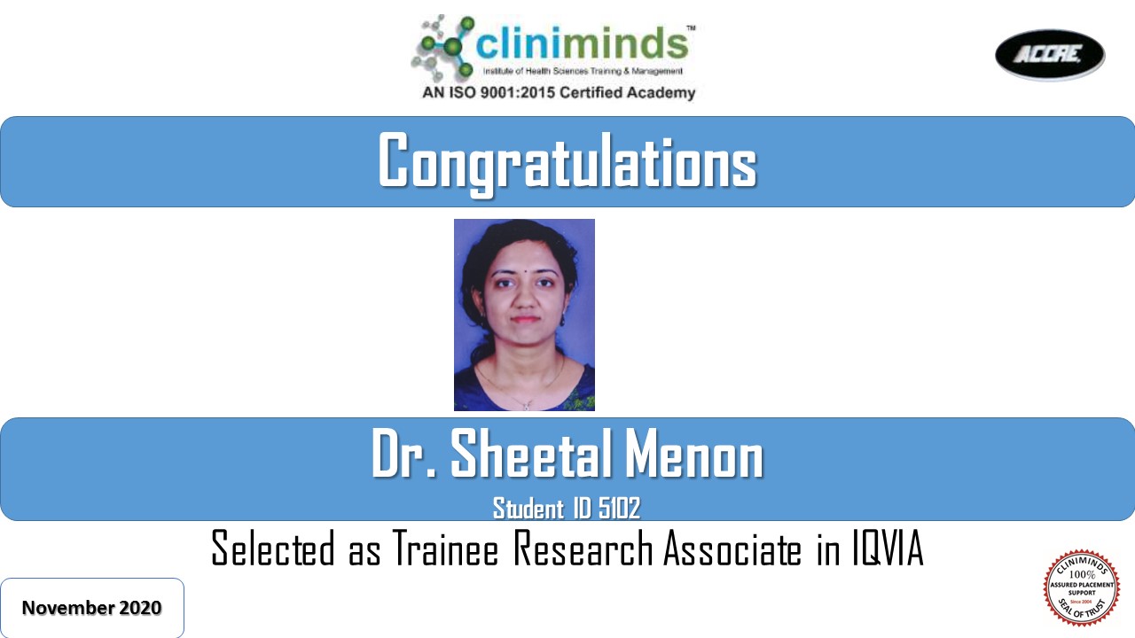 Cliniminds Drug Regulatory Affairs Placements